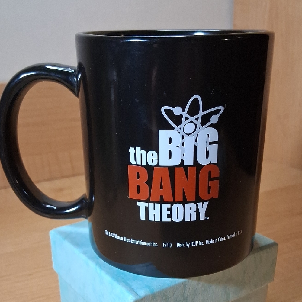 The Big Bang Theory Black Mug